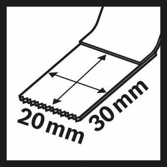     BIM AIZ 20 AB Metal 20 x 20 mm 2608661640 (2.608.661.640)